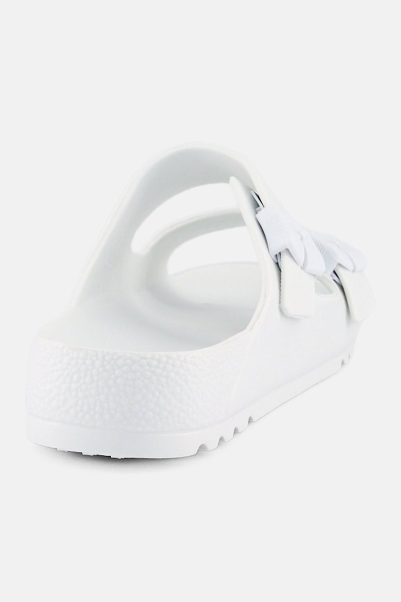 Scholl صنادل باهيا القابلة للتعديل للنساء، بيضاء - Image 2